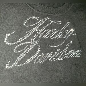 EUC Harley-Davidson embellished long-sleeve shirt with lace-up detail 🖤🩶